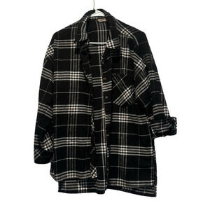 Ci Sono - Women's Midweight Oversized Flannel Shacket